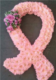 pink cancer badge