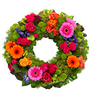 vibrant wreath